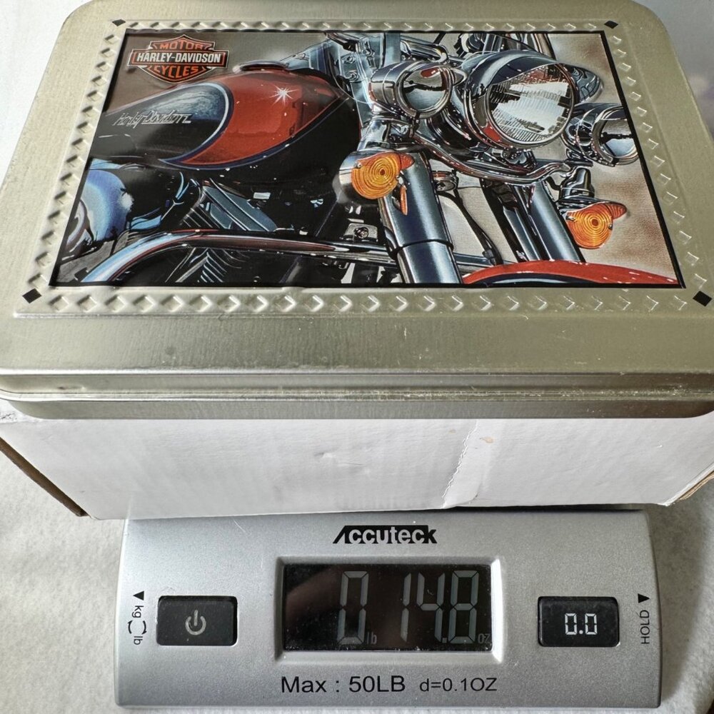 Harley-Davidson Die-Cast Replica Motorcycle Maisto & Playing Cards Collectible - Picture 14 of 14